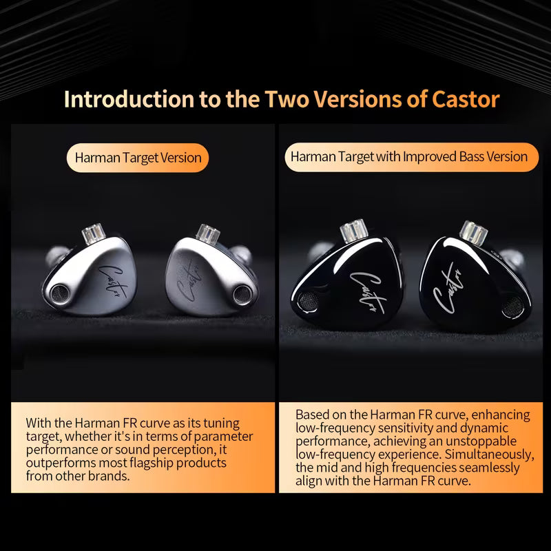 Castor IEM's earphones